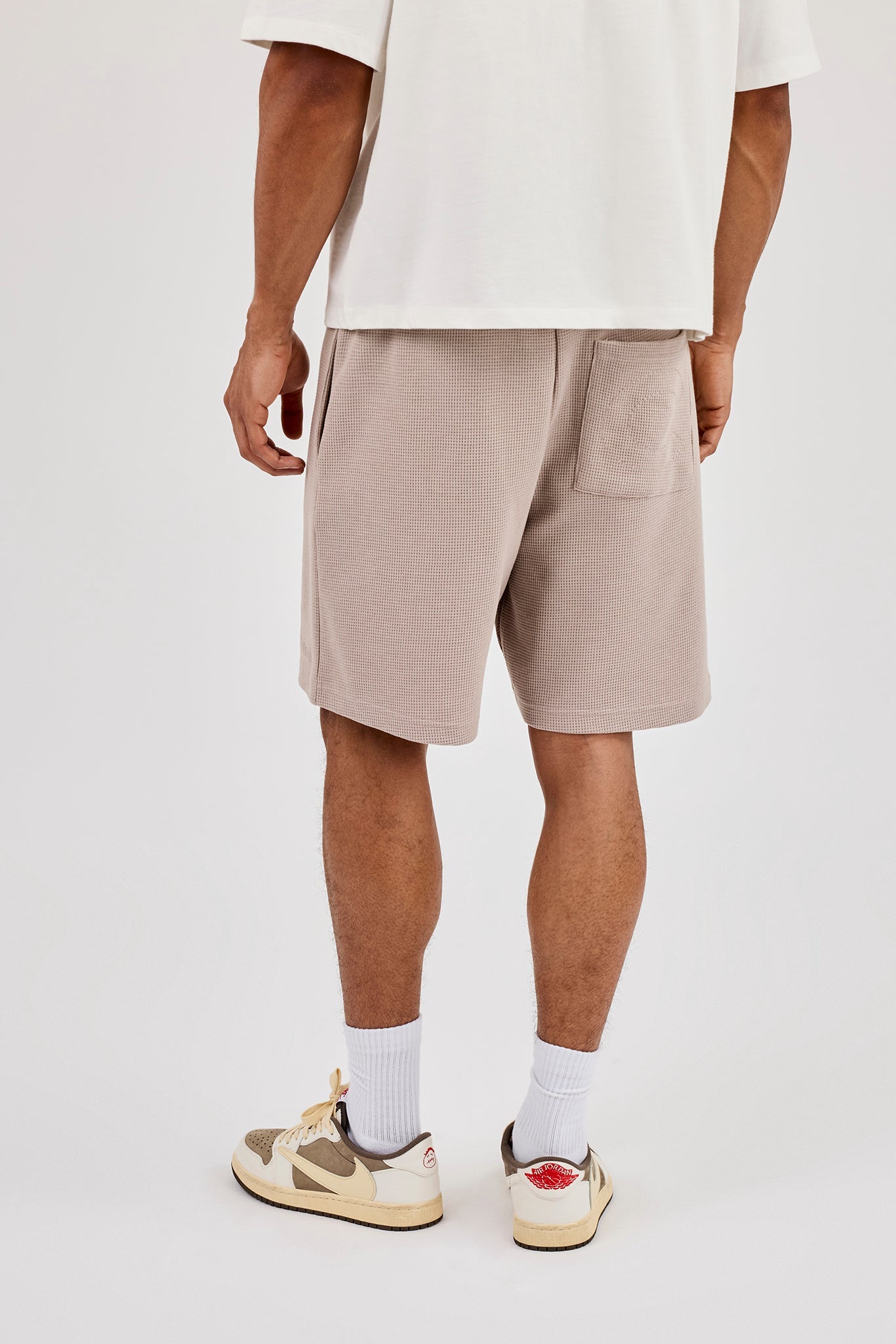 Waffle Relaxed Short - Stone